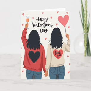 Valentines Day Couple Love Card