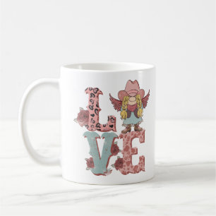 Valentine's Day Cowgirl Love Coffee Mug