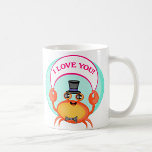 Valentine's Day Crab Mug