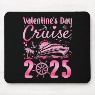 Valentine's Day Cruise 2025 Vacation Matching Coup Mouse Pad