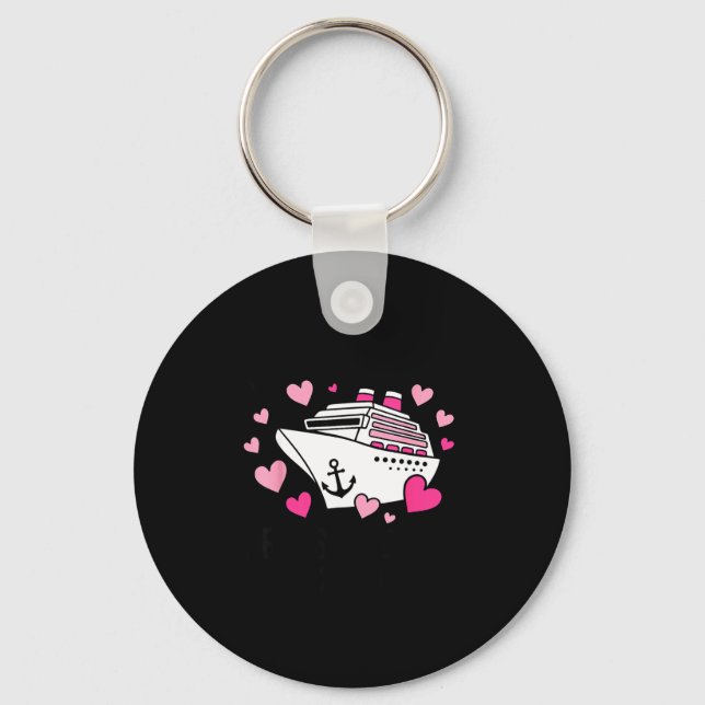 Valentines Day Cruise 2026 Cruise Husband Wife Mat Key Ring (Front)