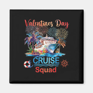 Valentine's Day Cruise Squad 2026 Couples Vacation Magnet