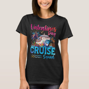 Valentine's Day Cruise Squad 2026 Couples Vacation T-Shirt
