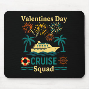 Valentines Day Cruise Squad 2026 For Couples Match Mouse Pad