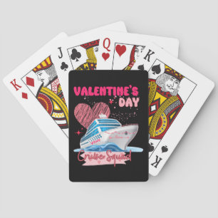 Valentine's Day Cruise Squad Vacation Group Matchi Playing Cards