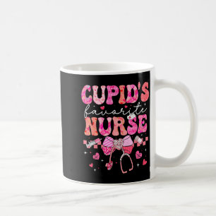 Valentines Day Cud’s Favorite Nurse Heart Girl Wom Coffee Mug