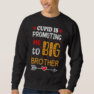 Valentine's Day cupid Is Promoting Me To Brother T Sweatshirt