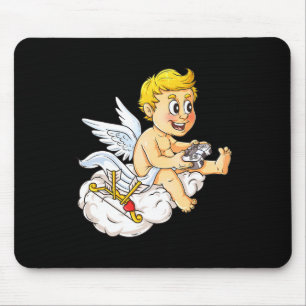 Valentines Day Cupid Video Gamer Controller Boys K Mouse Pad