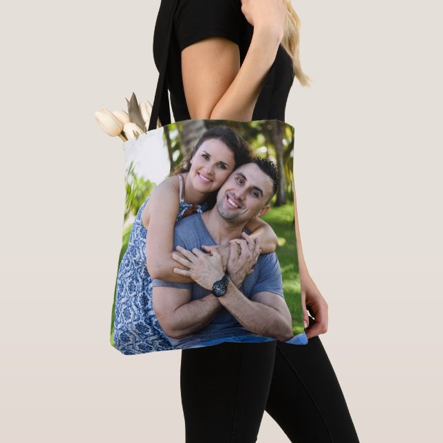 VALENTINE'S DAY CUSTOM PHOTO CUSTOM TOTE (Close Up)