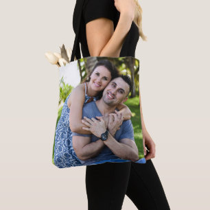 VALENTINE'S DAY CUSTOM PHOTO CUSTOM TOTE BAG