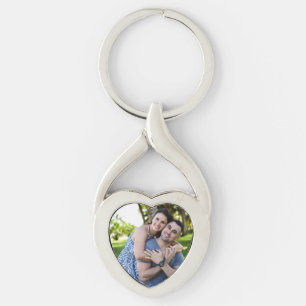 VALENTINES DAY CUSTOM PHOTO NECKLACE KEYCHAIN