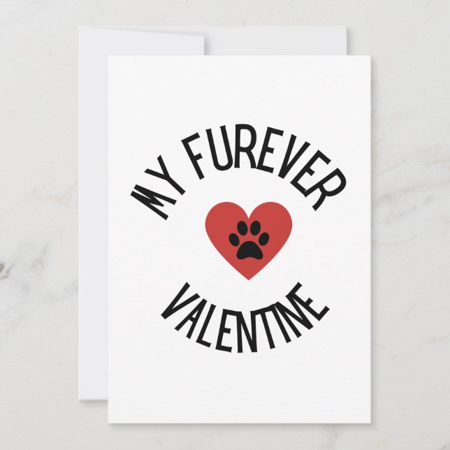 Valentines Day Cute Dog Pet Photo Holiday Card (Front)