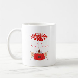 Valentine's Day Cute Hearts Sweets Teddy Bears Coffee Mug