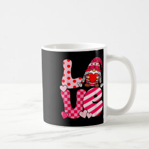 Valentines Day Cute Love Heart Gnome Funny Gnome L Coffee Mug