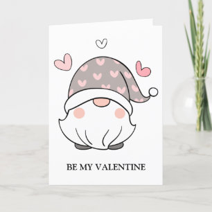 Valentines Day Cute Love Holiday Gnome Card