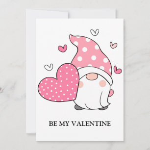Valentines Day Cute Love Holiday Gnome Card