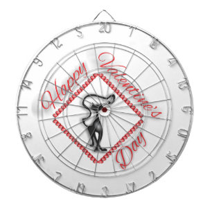 valentine's day dartboard