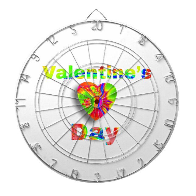 valentine's day dartboard (Front)