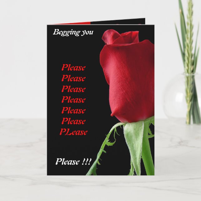 Valentine's day date holiday card (Front)