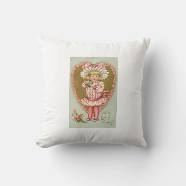 Valentines Day Decorative Pillow (Front)