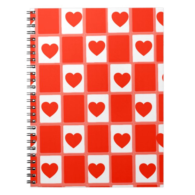 Valentine's day design Spiral Photo Notebook (Front)