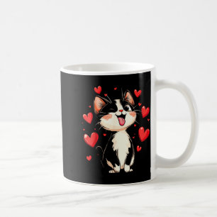Valentines Day Design With A Cat On It Coffee Mug