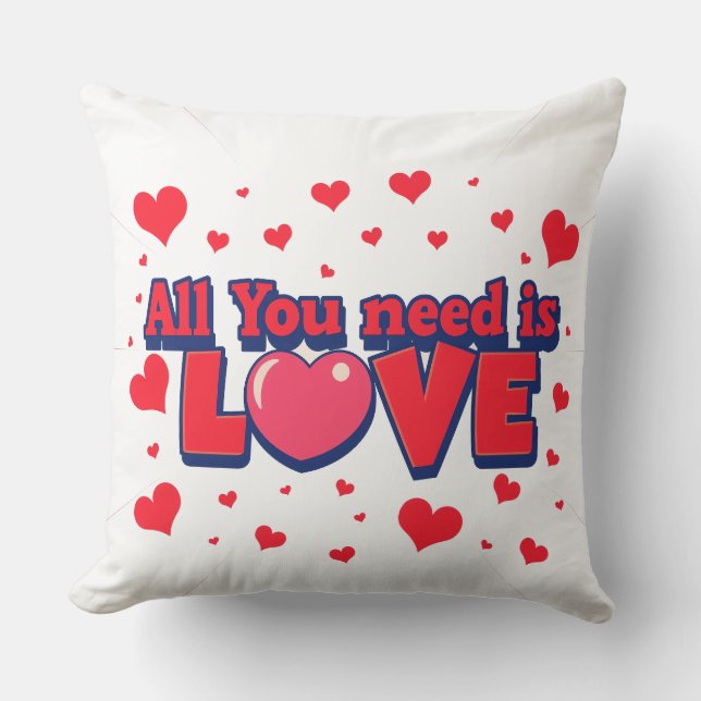 Valentine's day desing cushion (Front)