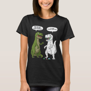 Valentines Day Dinosaur T Rex Fun Hearts Girls Boy T-Shirt