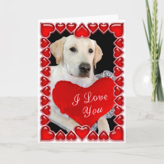 Valentine's Day Dog Card (Front)