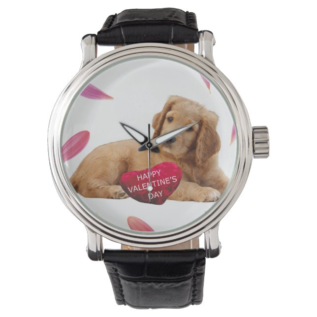 Valentine's Day Dog heart watch (Front)