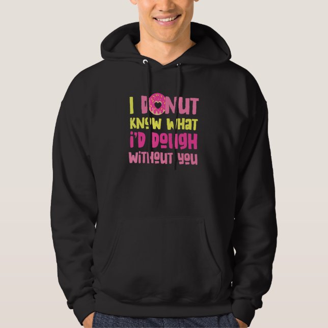 Valentine's Day Doughnut  For Hoodie (Front)