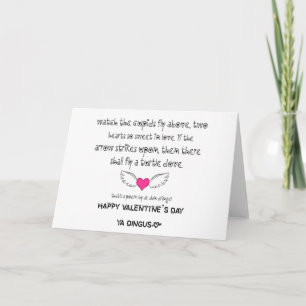 VALENTINE'S DAY Dr. Steve Brule POEM Holiday Card