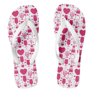 Valentines day elements patterns thongs