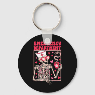 Valentines Day Emergency Department Er Ed Nurse Te Key Ring