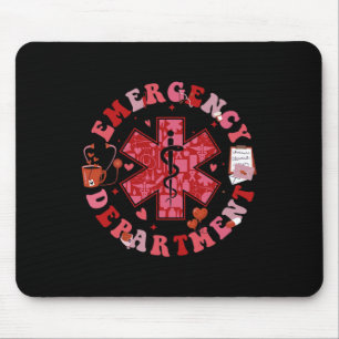 Valentines Day Emergency Department Er Ed Nurse Te Mouse Pad