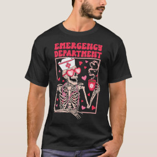 Valentines Day Emergency Department Er Ed Nurse Te T-Shirt