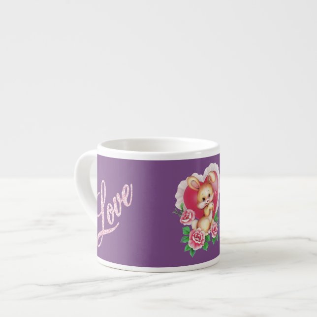 Valentine's Day Espresso Cup (Front Left)
