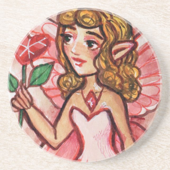 Valentine's Day Fairy                              Coaster (Front)