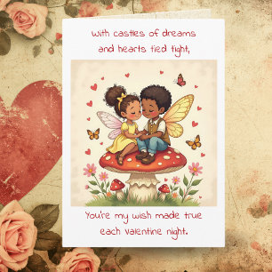 Valentine's Day   Fairy tale Themed Poem Card