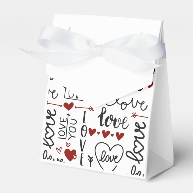 Valentines Day Favour Box (Front Side)