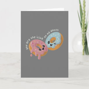 Valentine's Day Food Pun: You are the Icing on My Note Card