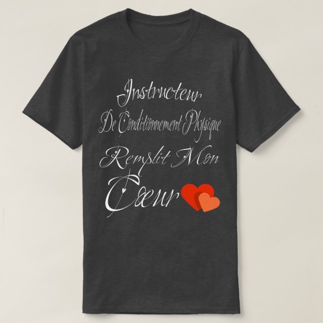 Valentines Day For Fitness Instructor Funny Gift F T-Shirt (Design Front)