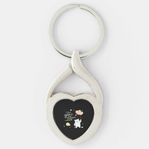 Valentines Day For Girls Love You To The Moon And  Key Ring