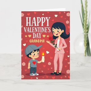 Valentines Day For Grandma Card