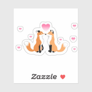 Valentine's Day Foxes