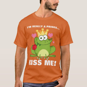 Valentine's Day Frog Kiss T-Shirt