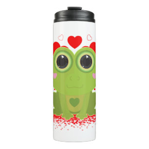 Valentine's Day Frog Thermal Tumbler