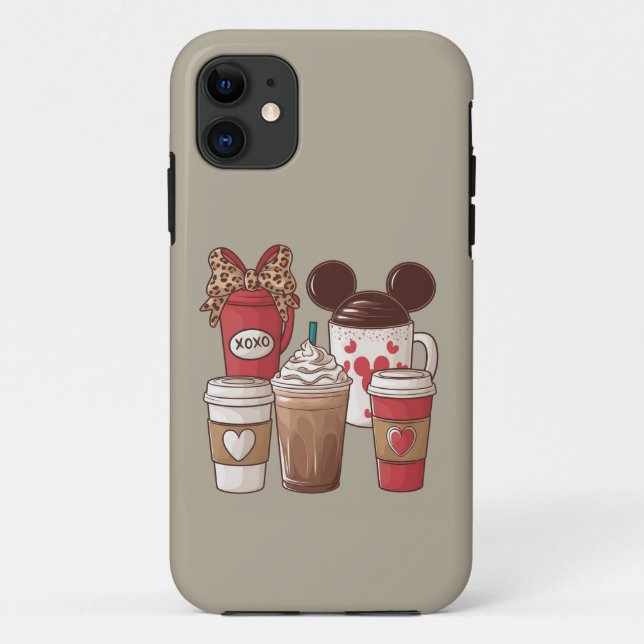Valentine's Day Funny Latte Coffee Lover  Case-Mate iPhone Case (Back)