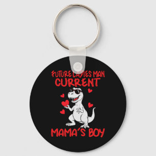 Valentines Day Future Ladies Man Current Mamas Boy Key Ring