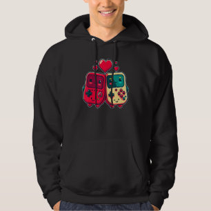 Valentine's Day Gaming Console for Gamer Couples K Hoodie
